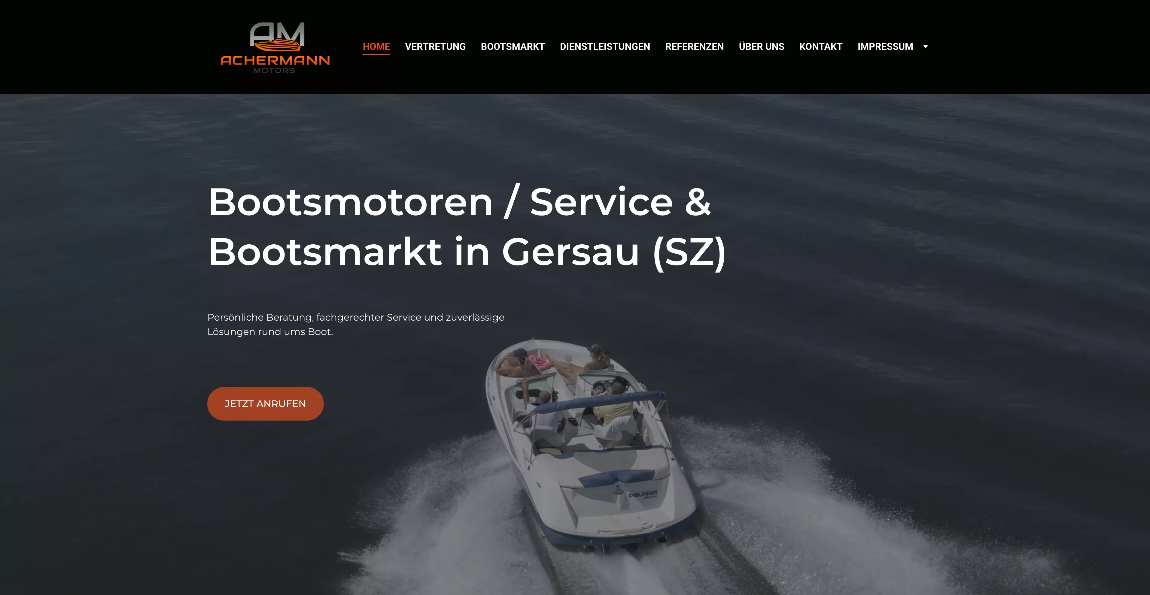 Website von Achermann Motors GmbH Gersau