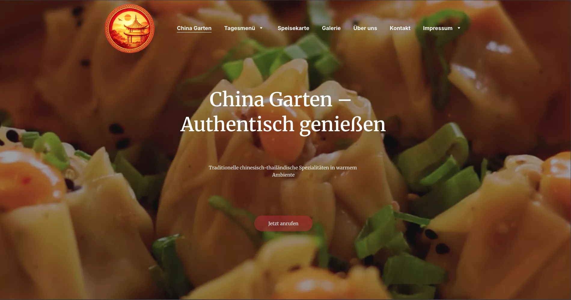 Website von China Garten Küssaberg
